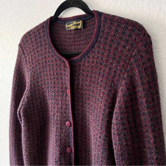 Genuine 100% Alpaca soft knit cardigan - Picture 3 of 11